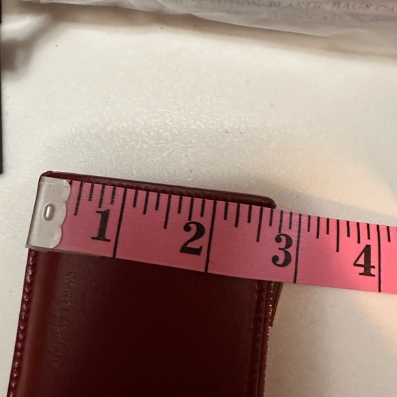 Saint Laurent Red Leather Wallet - Picture 3 of 15